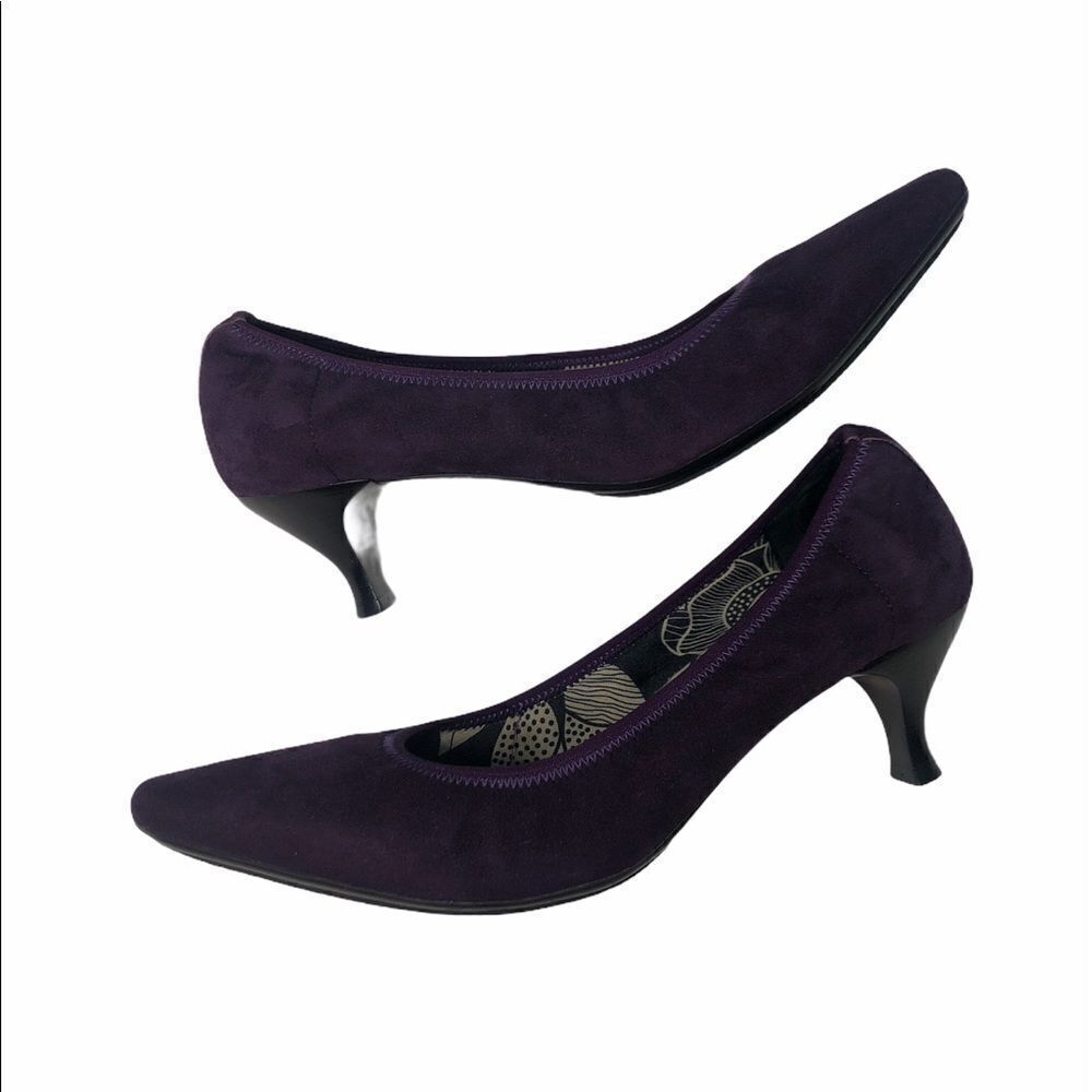 Aquatalia Suede Leather Heels